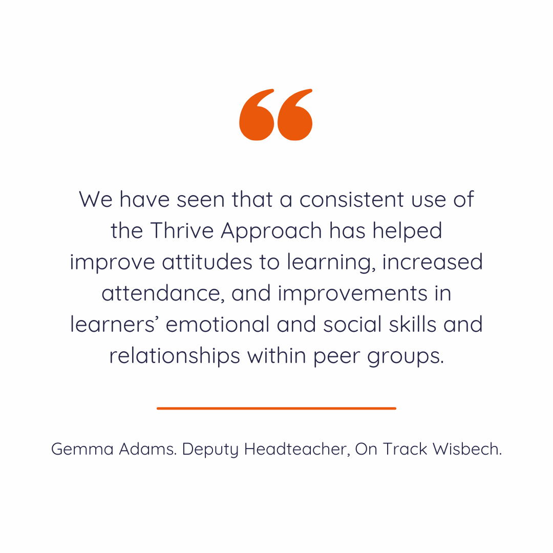Quote from Gemma Adams, Deputy Headteacher at On Track Wisbech